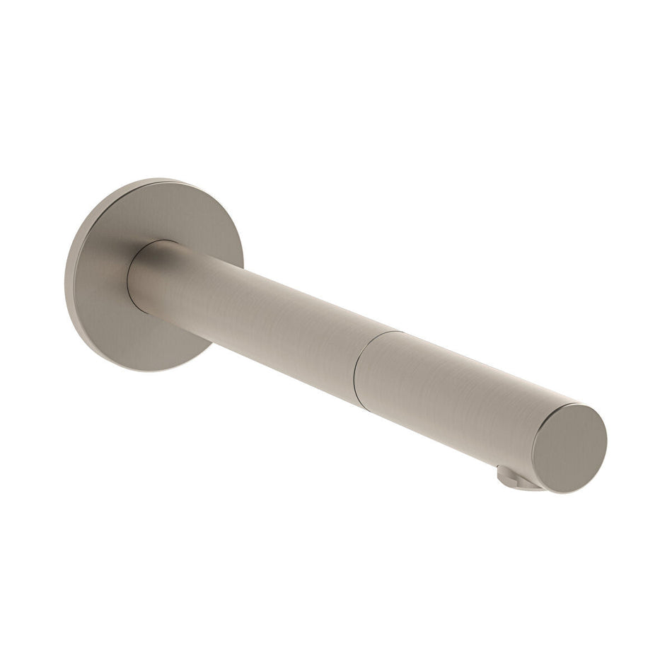 Vitra Origin Touch Free Wall Mounted Long Basin Mixer Tap - Mains - Brushed Nickel