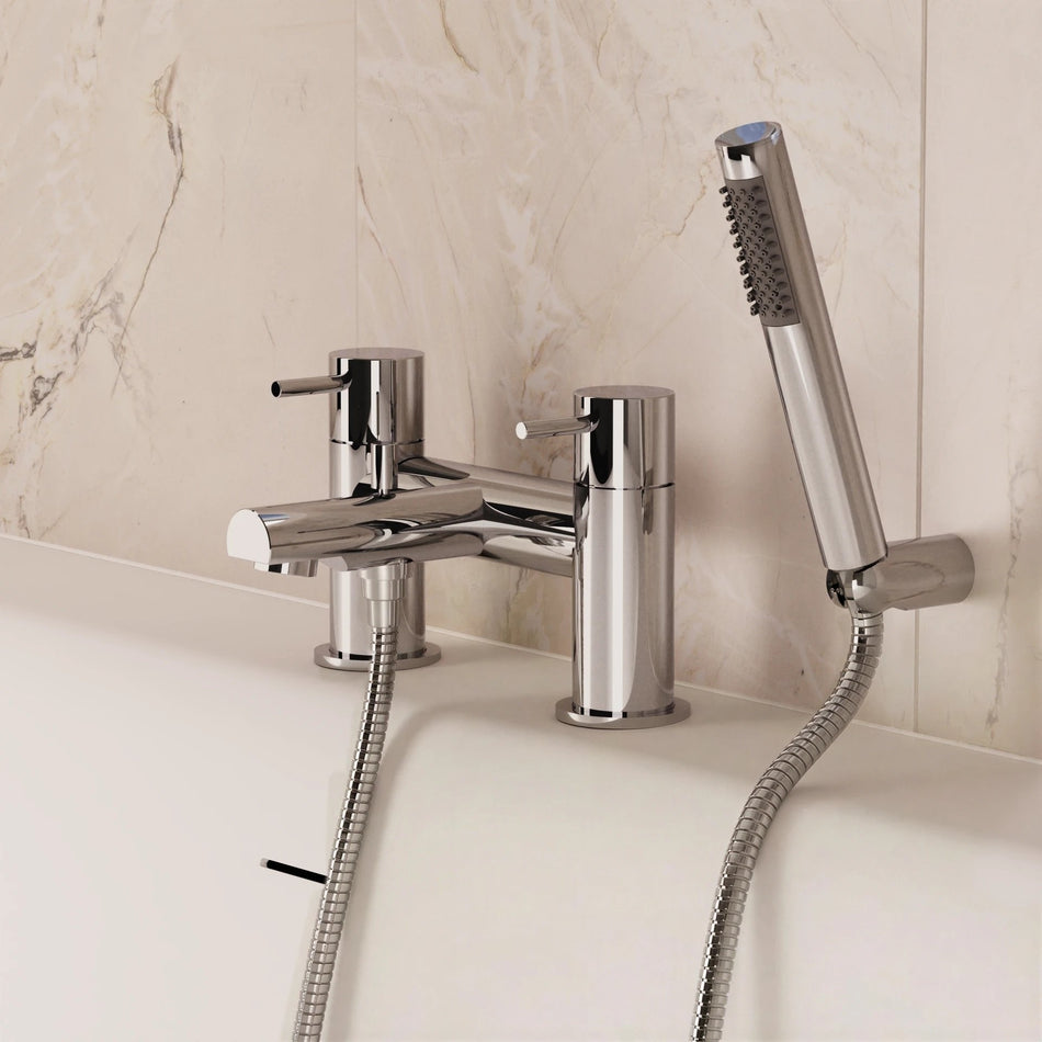 Crosswater Kai Lever Floor Standing Bath Legs - 740mm Length - Chrome