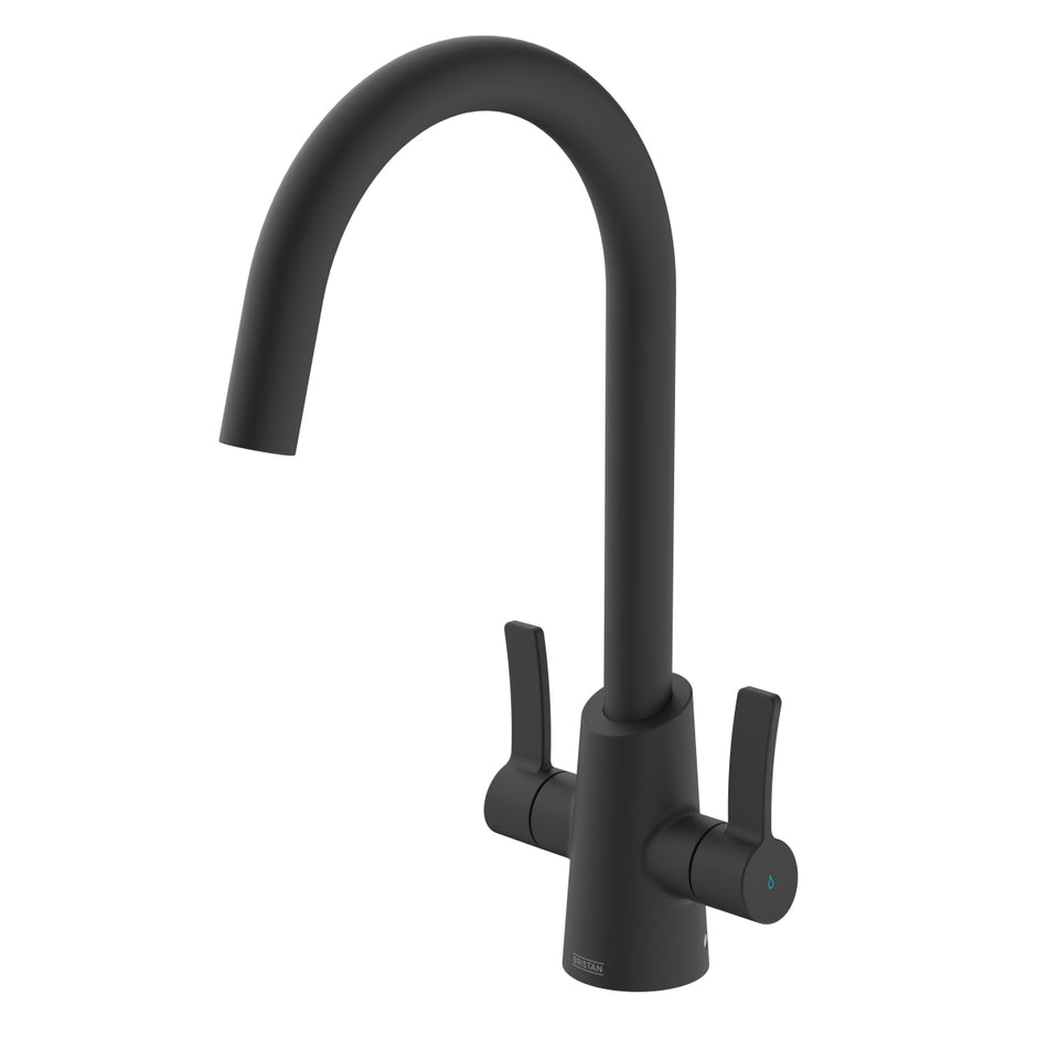 Bristan Acorn Easyfit Kitchen Mixer Tap - Matt Black
