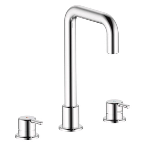 Bristan Altum 3 Hole Deck Mounted Basin Mixer Tap - Chrome