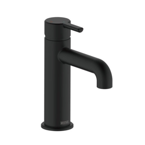 Bristan Altum Deck Mounted Eco Start Basin Mixer Tap - Matt Black