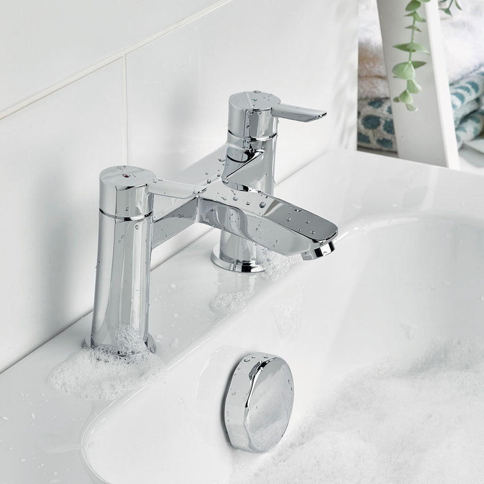Bristan Apelo Deck Mounted Bath Filler Tap - Chrome