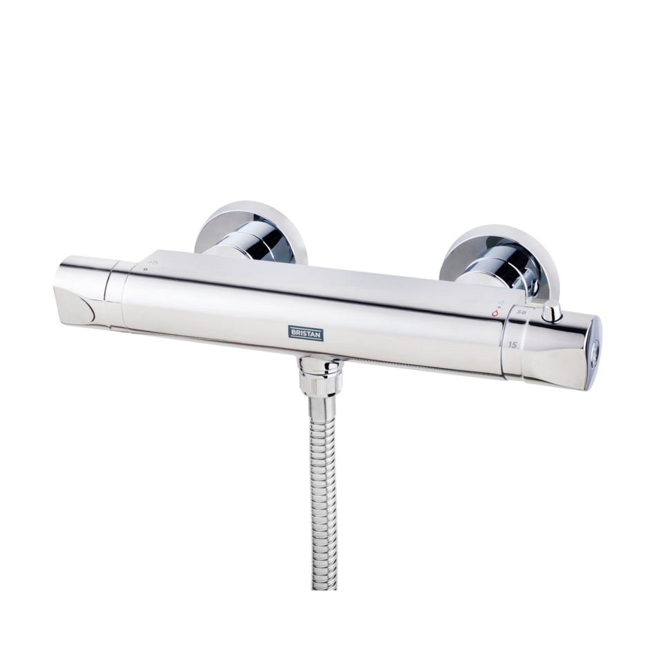 Bristan Artisan Thermostatic Bar Shower Valve And Fast Fit Connections - Chrome
