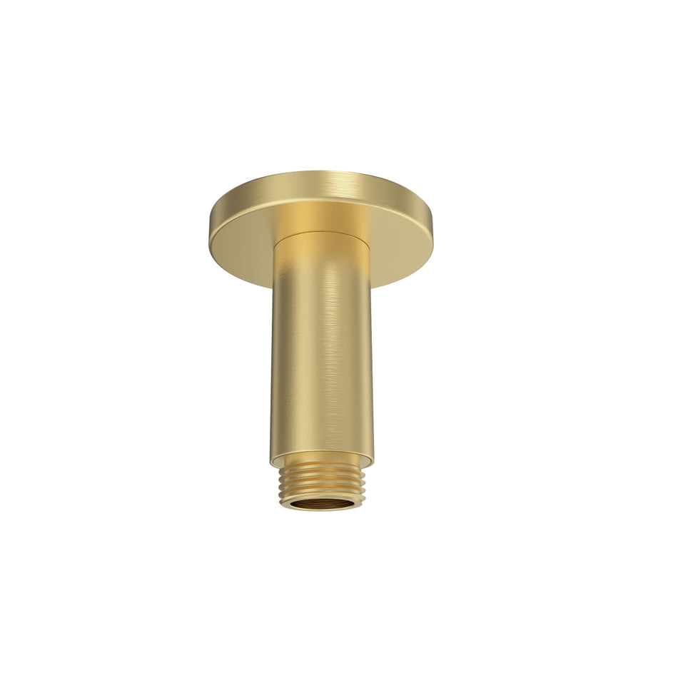 Bristan Round Fed Ceiling Mounted Shower Arm - Brushed Brass