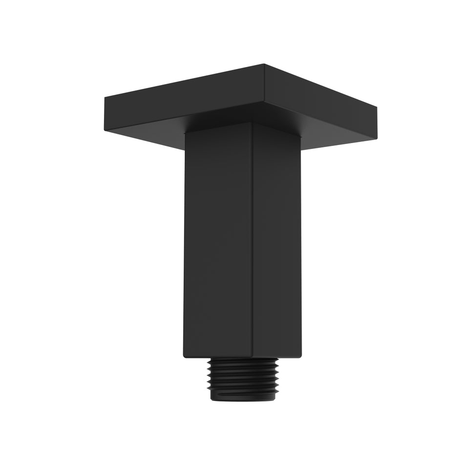 Bristan Square Fed Ceiling Mounted Shower Arm - Black