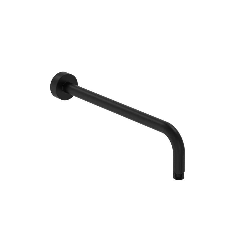 Bristan Round Wall Mounted Shower Arm - 370mm Long - Black