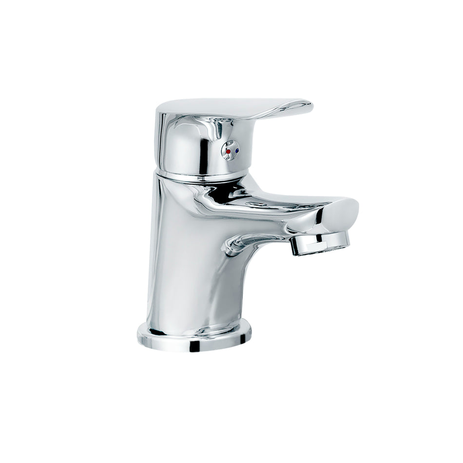 Bristan Aster Basin Mixer Tap With Clicker Waste - Chrome