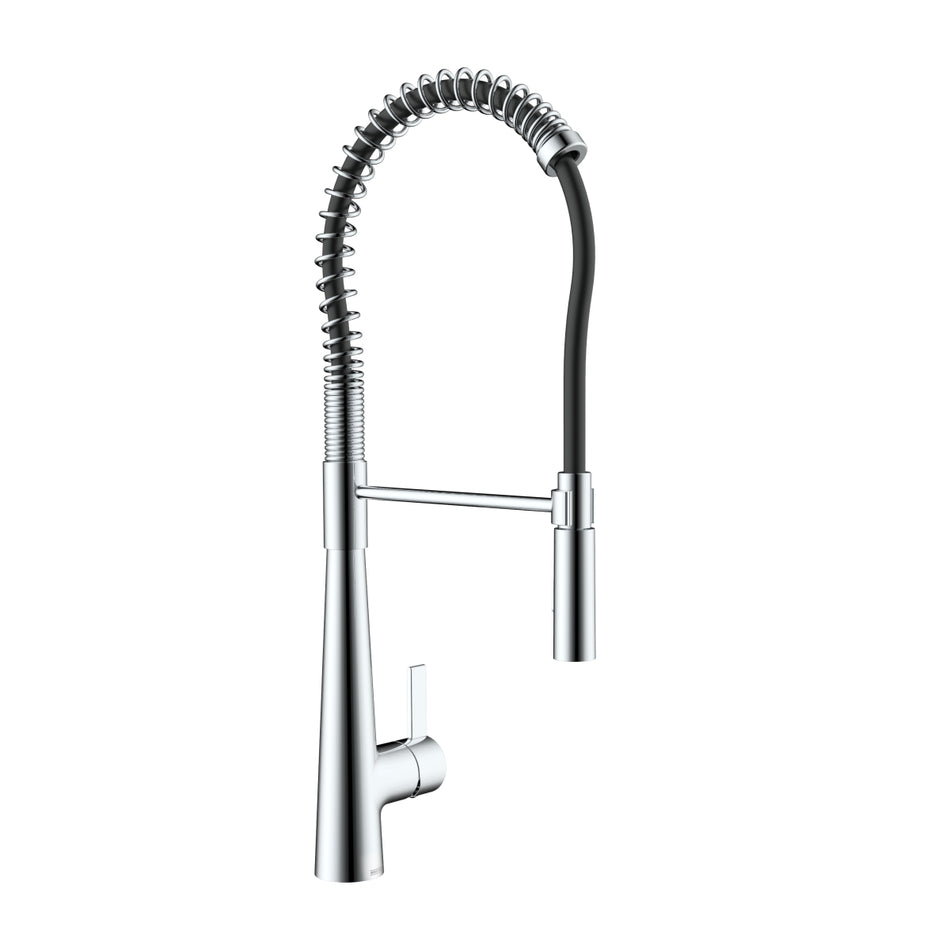 Bristan Axia Professional Eco-Start Kitchen Mixer Tap With Pull-Down Hose - Chrome