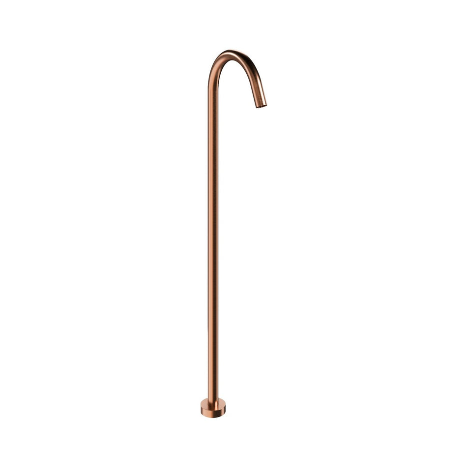 Crosswater Freestanding Bath Spout - Brushed Bronze