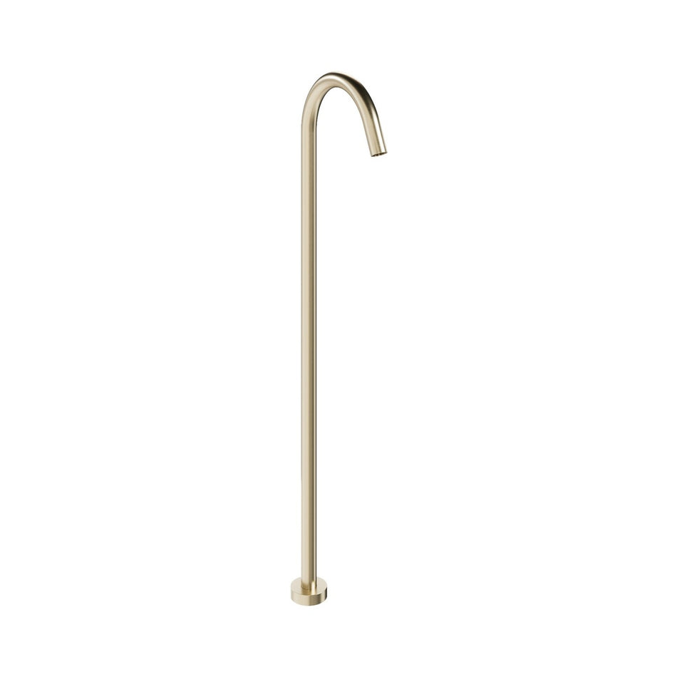Crosswater Freestanding Bath Spout - Brushed Brass
