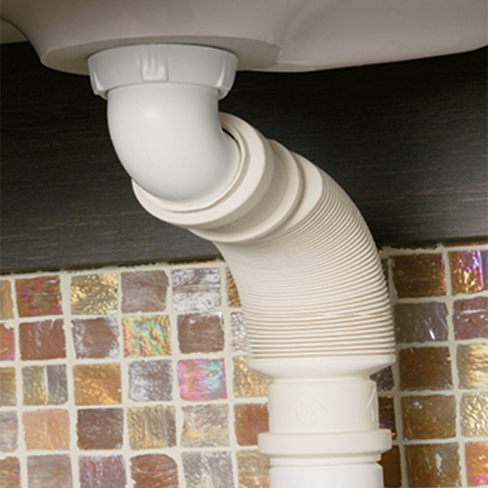 Crosswater Furniture Basin Bottle Trap - White
