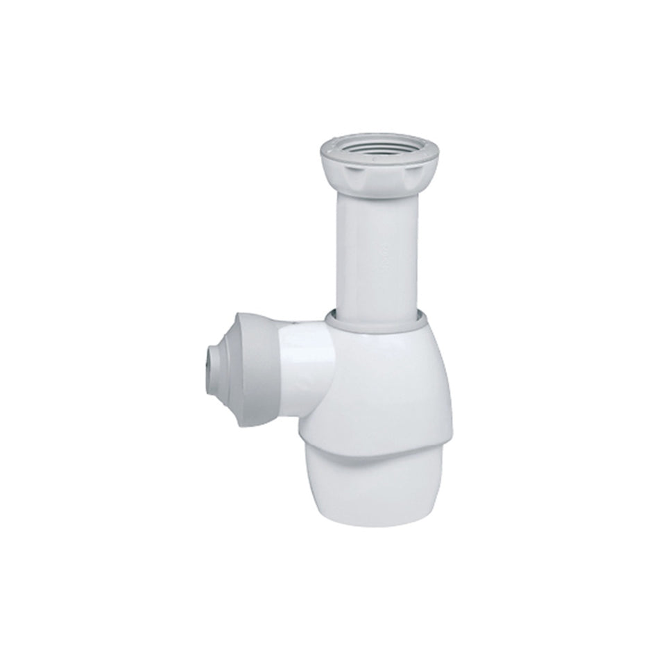 Crosswater Furniture Short Bottle Trap - White
