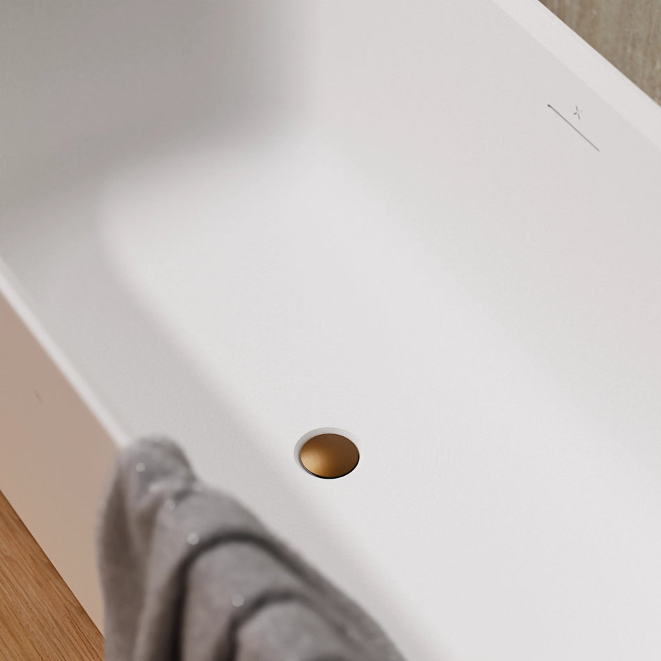 Crosswater Freestanding Click Clack Bath Waste - Brushed Bronze