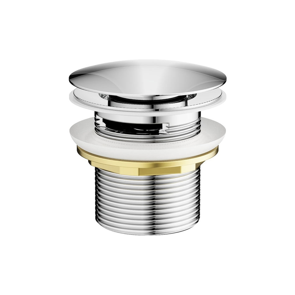 Crosswater Freestanding Click Clack Bath Waste - Chrome