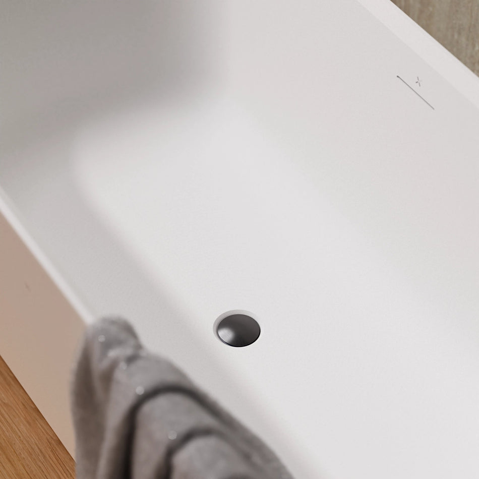 Crosswater Freestanding Click Clack Bath Waste - Slate
