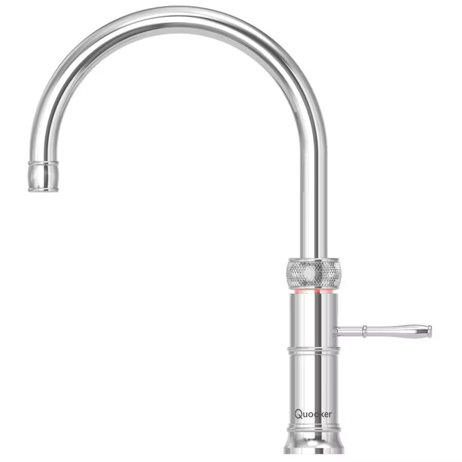 Quooker Classic Fusion Round Boiling Water Tap with Tank - Chrome