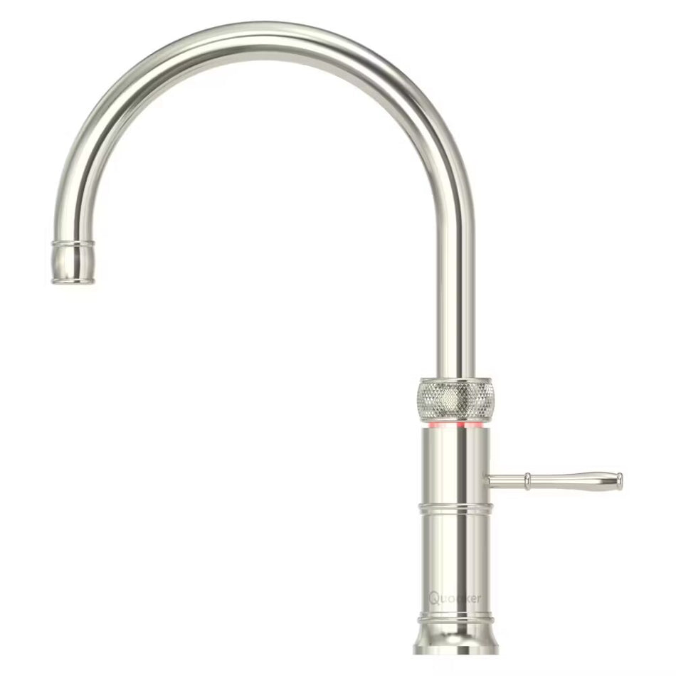 Quooker Classic Fusion Round Boiling Water Tap with Tank - Nickel