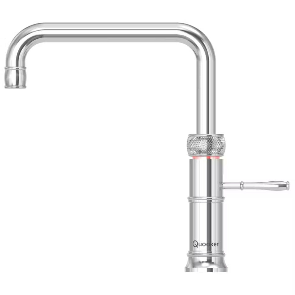 Quooker Classic Fusion Square Boiling Water Tap with Tank - Chrome