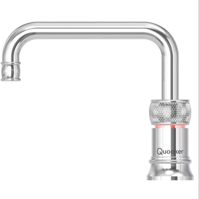 Quooker Classic Nordic Square Boiling Water Tap with Tank - Stainless Steel