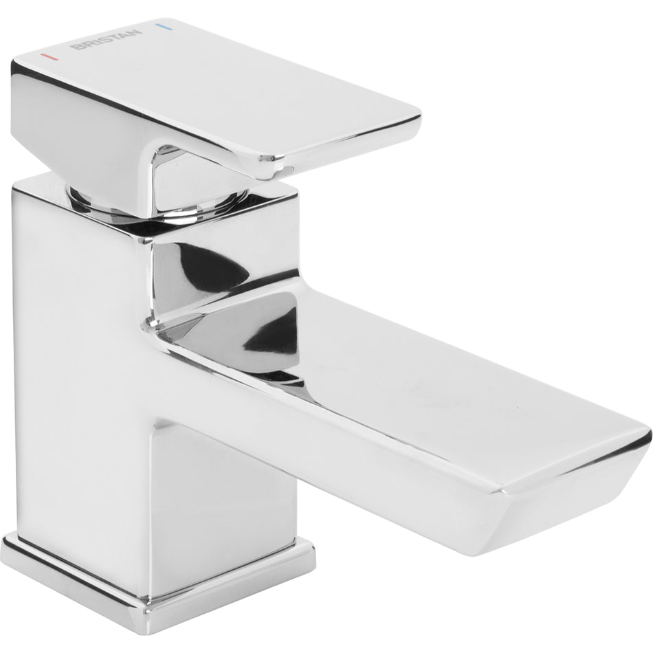 Bristan Cobalt Basin Mixer Tap With Clicker Waste - Chrome