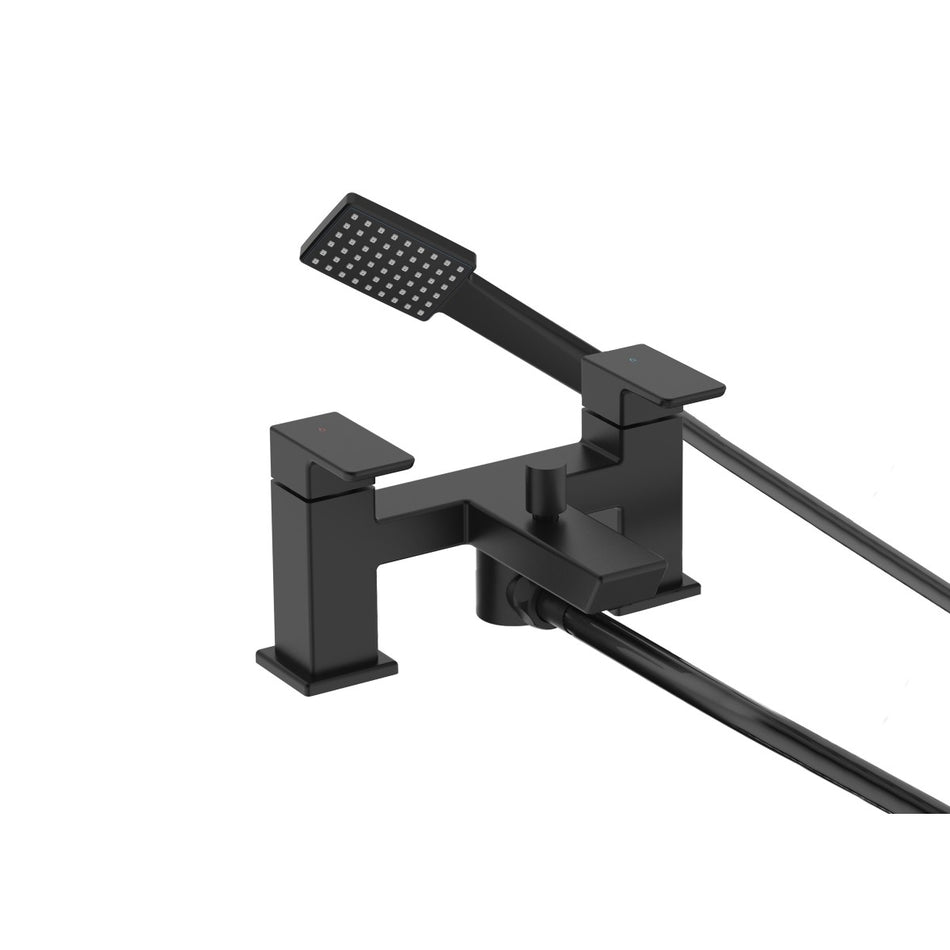 Bristan Cobalt Bath Shower Mixer Tap - Matt Black