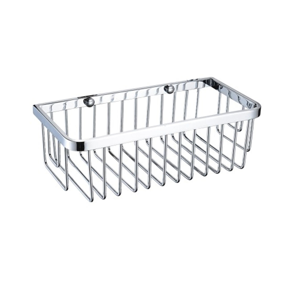Bristan Small Wall Fixed Wire Shower Basket - Chrome