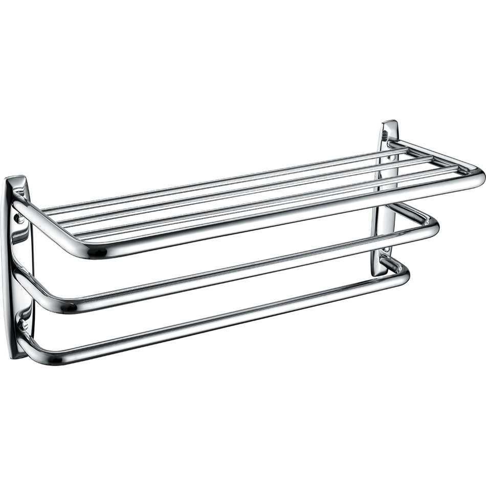Bristan Tier Towel Shelf - Chrome