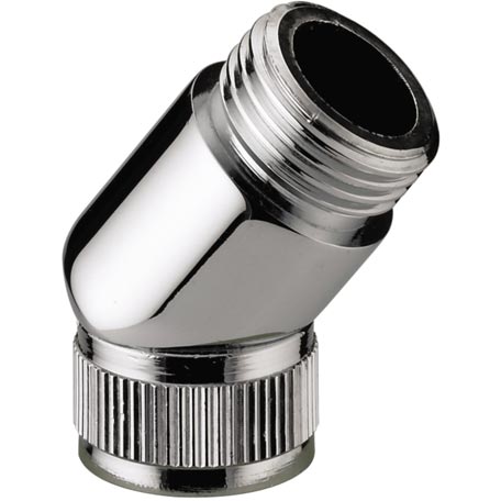 Bristan Angled Hose Connector - Chrome
