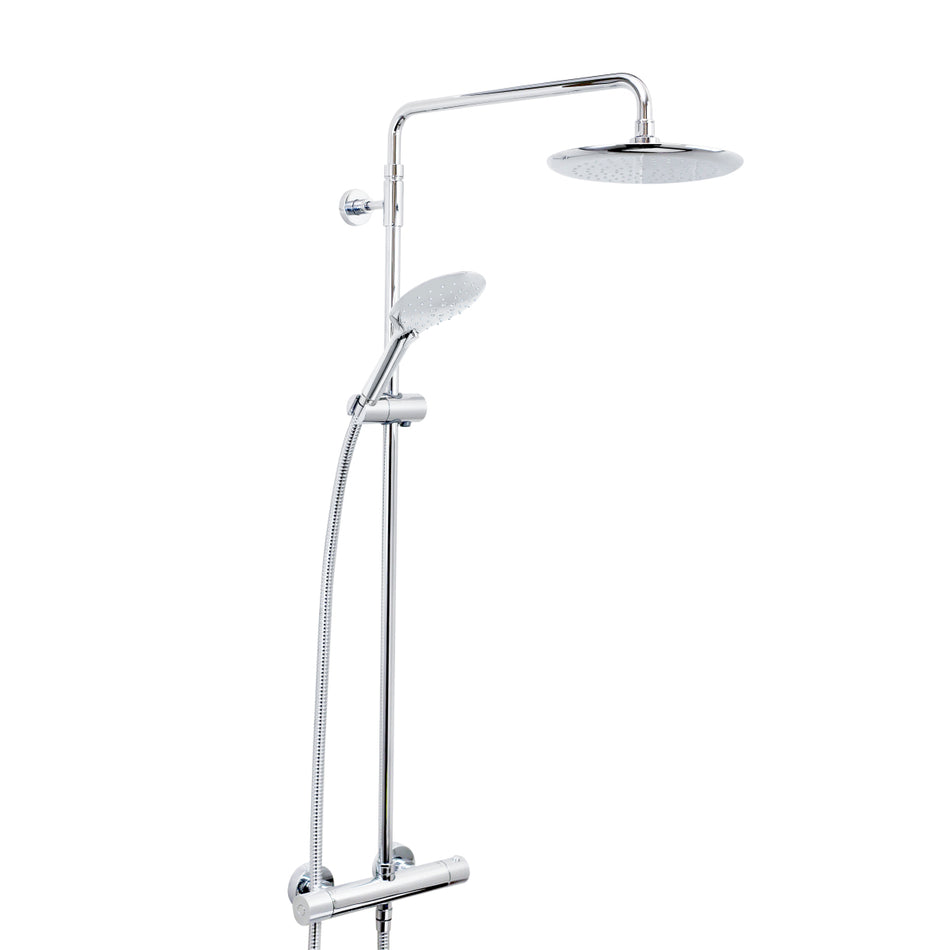 Bristan Carre Thermostatic Bar Shower With Rigid Riser - Chrome