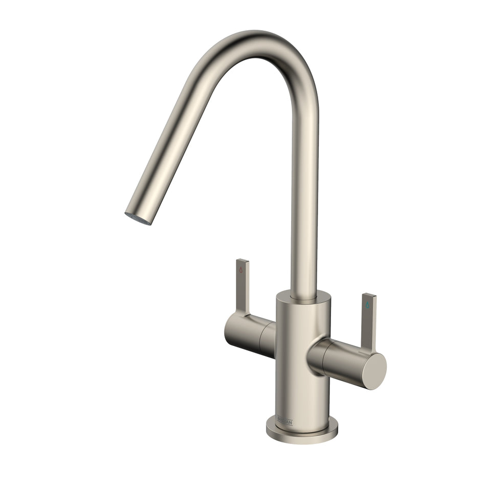 Bristan Cashew Deck Mounted Easyfit Monobloc Kitchen Mixer Tap - Stainless Steel