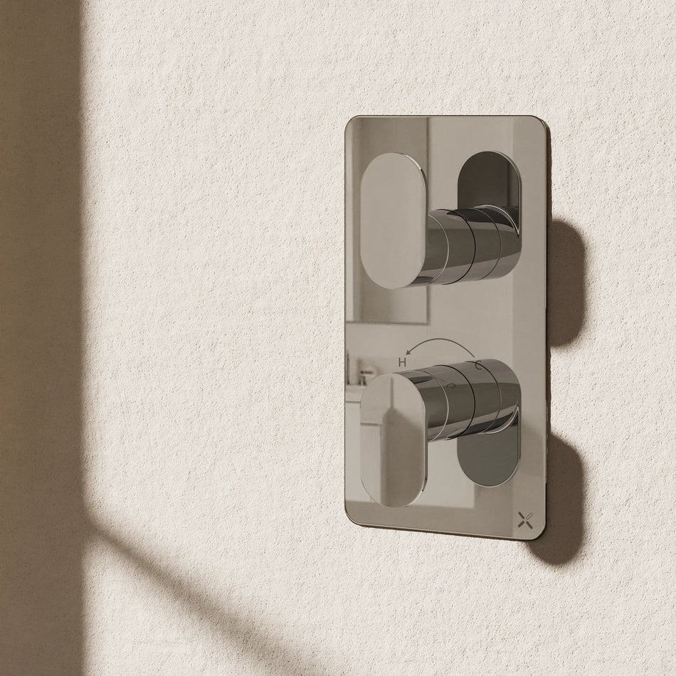 Crosswater Drift 1 Outlet Thermostatic Concealed Shower Valve - Chrome