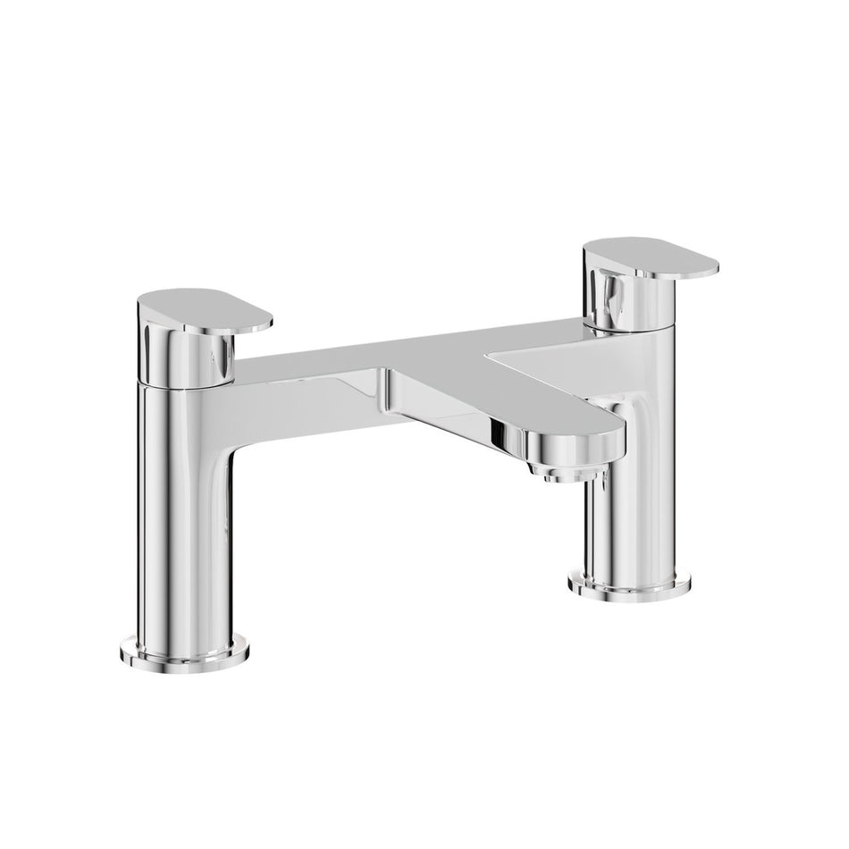 Crosswater Drift Deck Mounted Bath Filler - Chrome