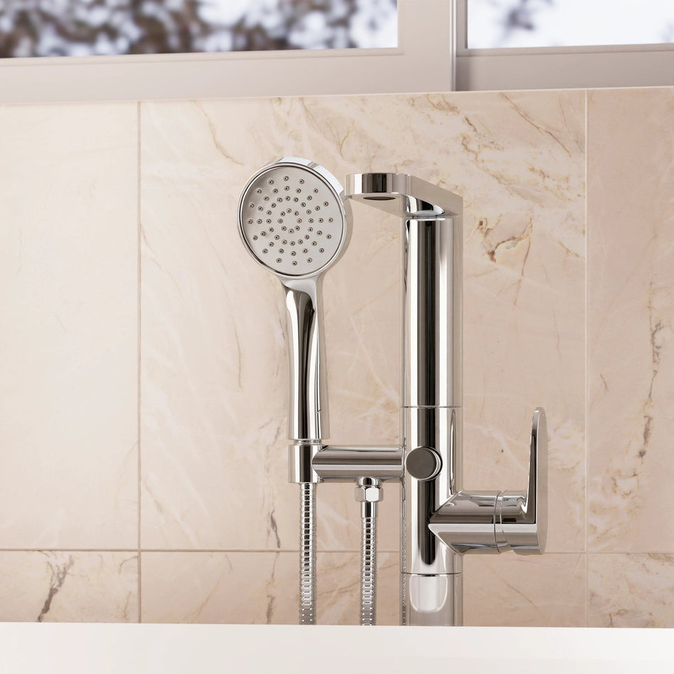 Crosswater Drift Floorstanding Bath Shower Mixer - Chrome