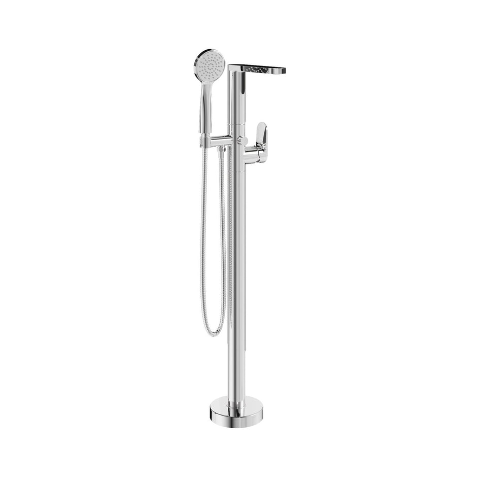 Crosswater Drift Floorstanding Bath Shower Mixer - Chrome