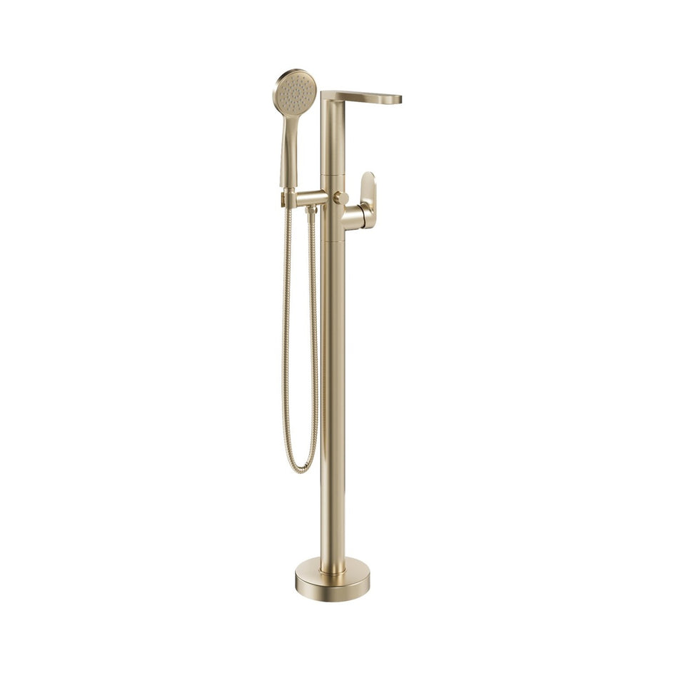Crosswater Drift Floorstanding Bath Shower Mixer - Brushed Brass