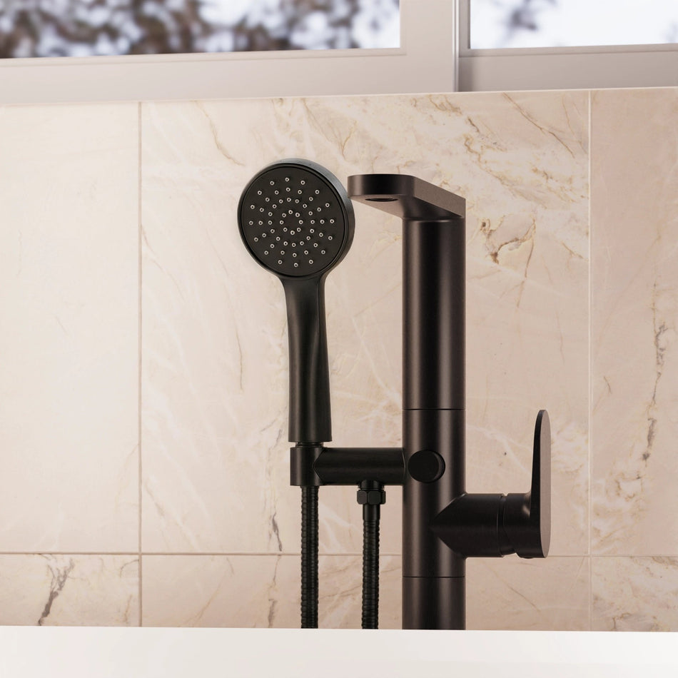 Crosswater Drift Floorstanding Bath Shower Mixer - Matt Black