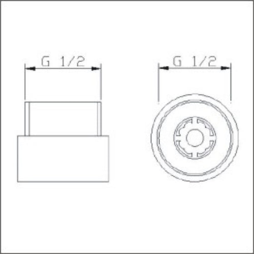 Bristan 4 Litres Per Minute Shower Outlet Flow Limiter - Chrome