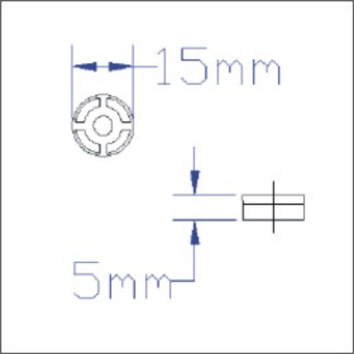 Bristan 2 Litres A Minute Flow Limiter For Basin Tap - Chrome