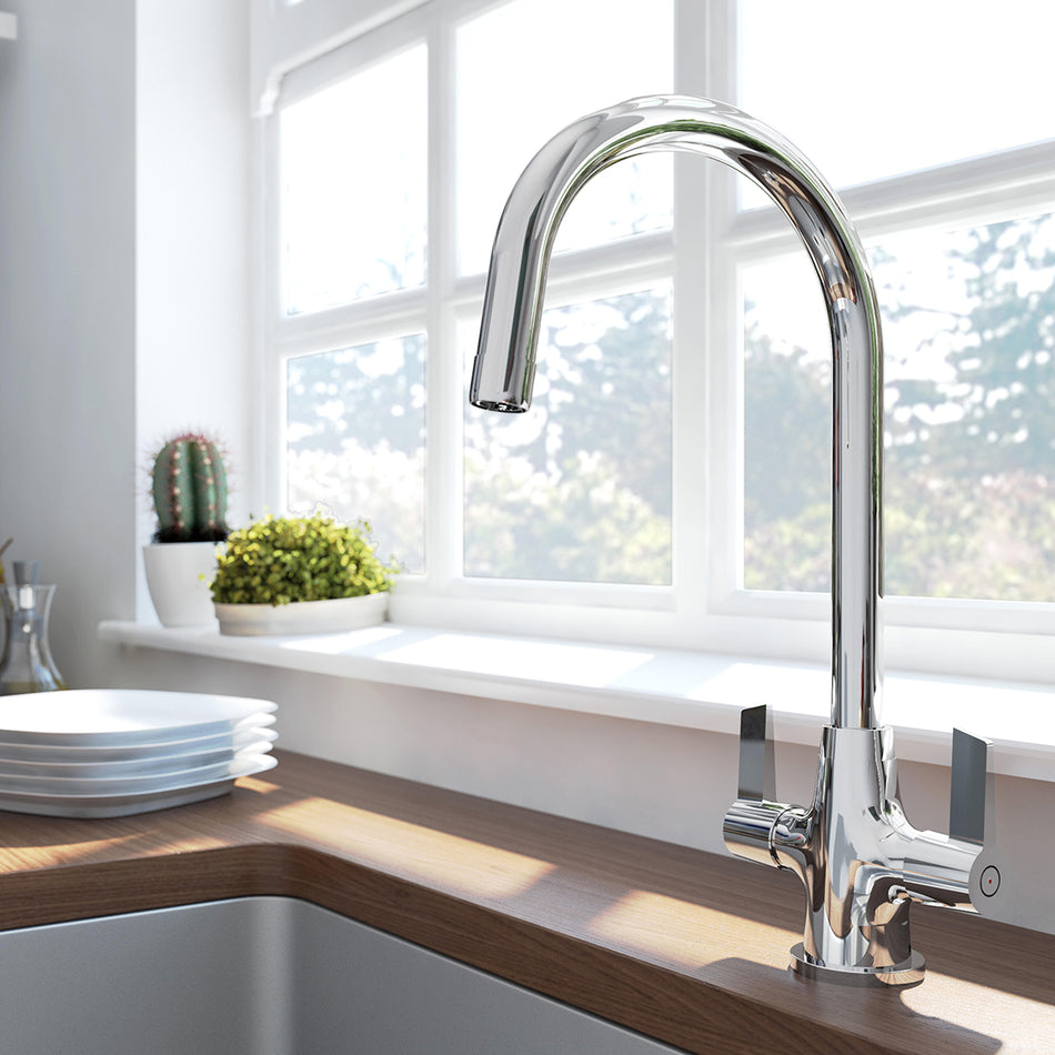 Bristan Echo Easyfit Mono Kitchen Mixer Tap - Chrome