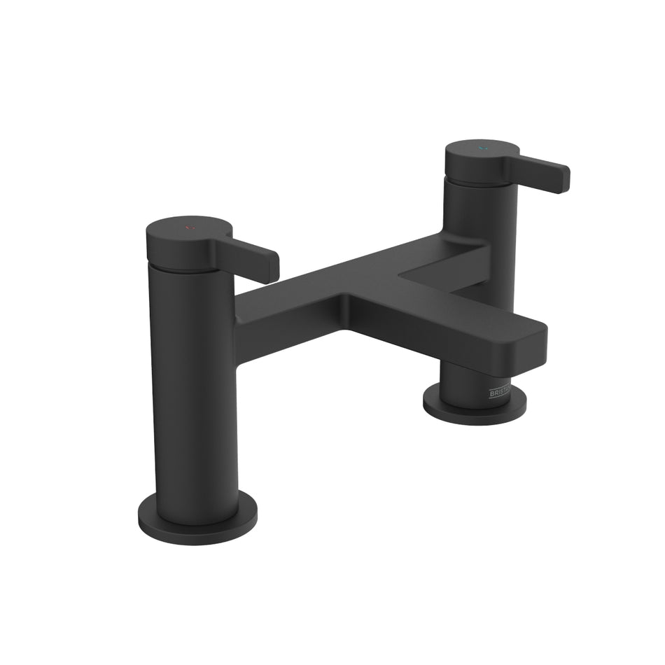 Bristan Elevar Deck Mounted Bath Filler Tap - Black