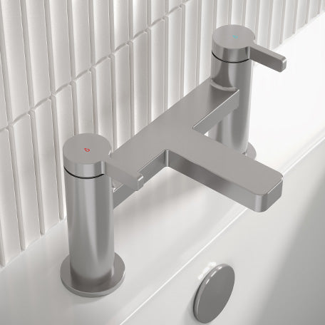 Bristan Elevar Deck Mounted Bath Filler Tap - Chrome