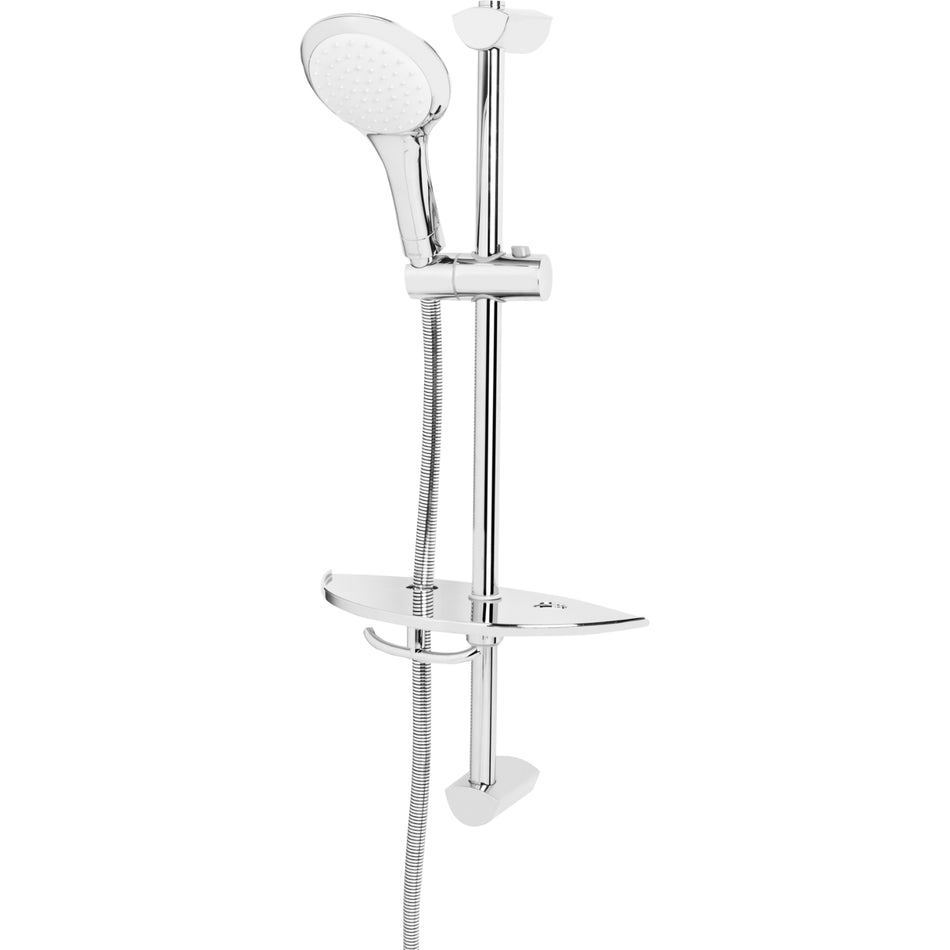 Bristan Economy Single Function Slide Bar Shower Kit - Chrome