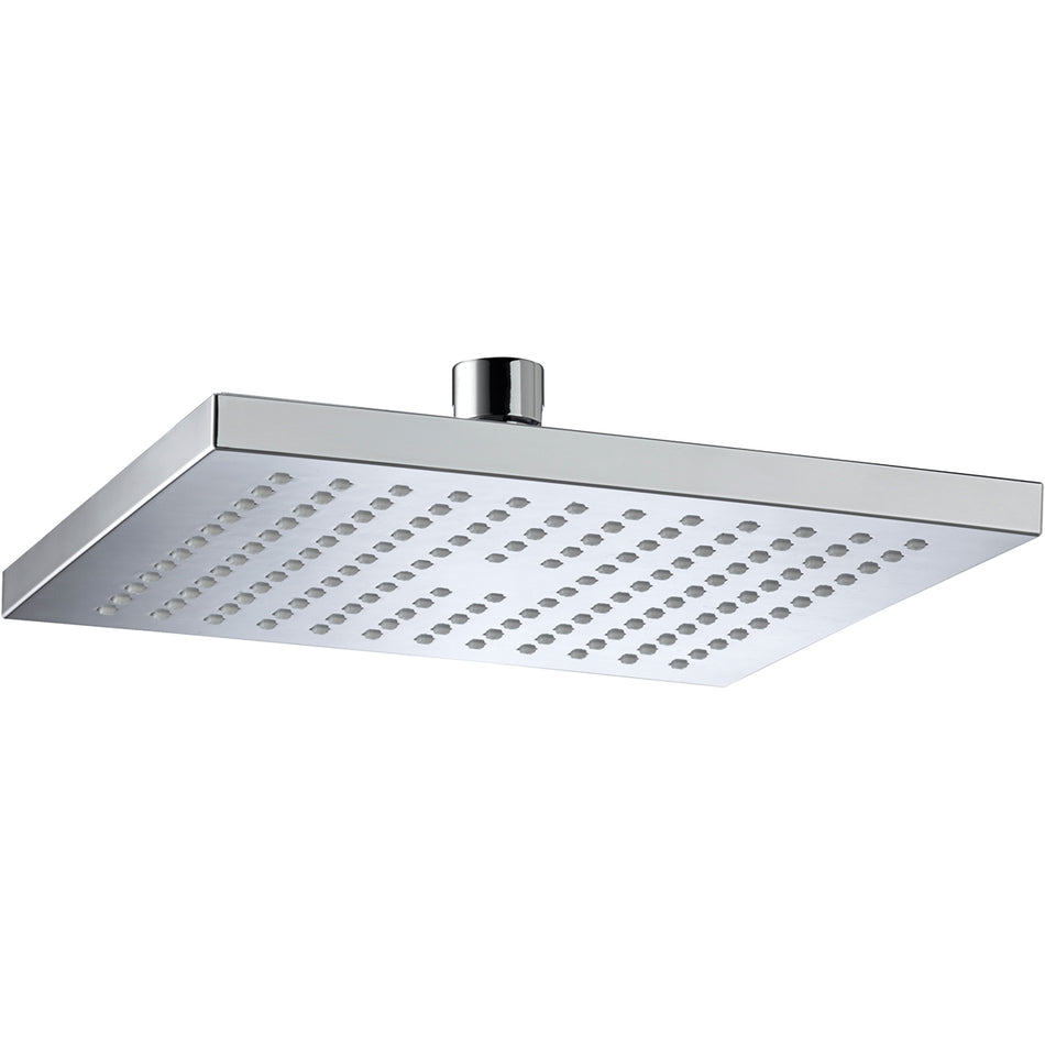 Bristan Square Fixed Shower Head - 200mm Wide - Chrome