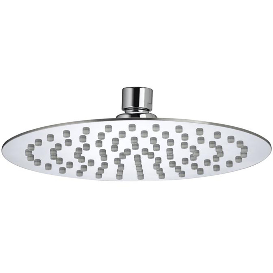 Bristan Slimline Round Fixed Shower Head - 200mm Wide - Chrome