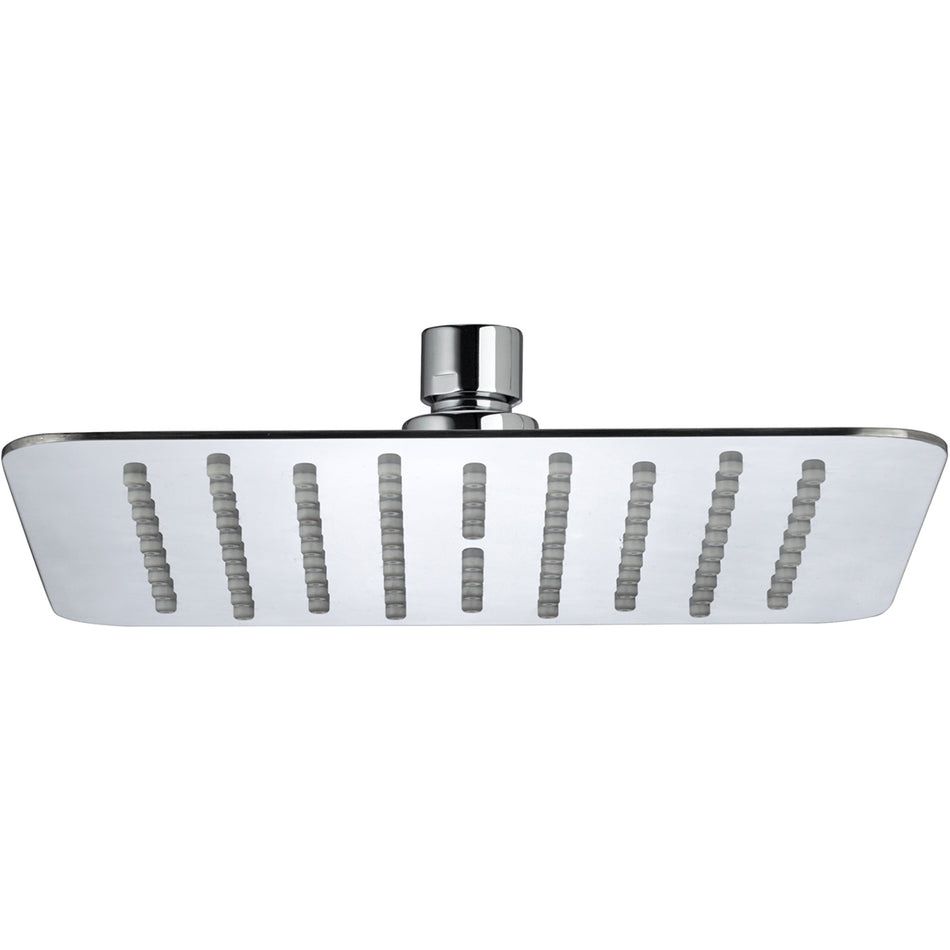 Bristan Slimline Square Fixed Shower Head - 200mm Wide - Chrome