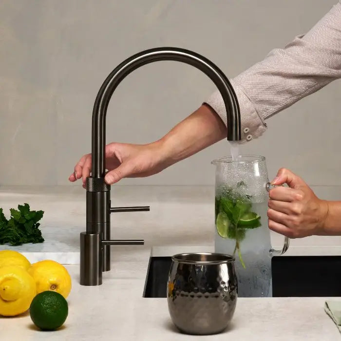 Quooker Fusion Round Boiling Water Tap with Tank - Gunmetal