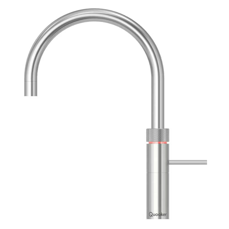 Quooker Fusion Round Boiling Water Tap with Tank - Stainless Steel