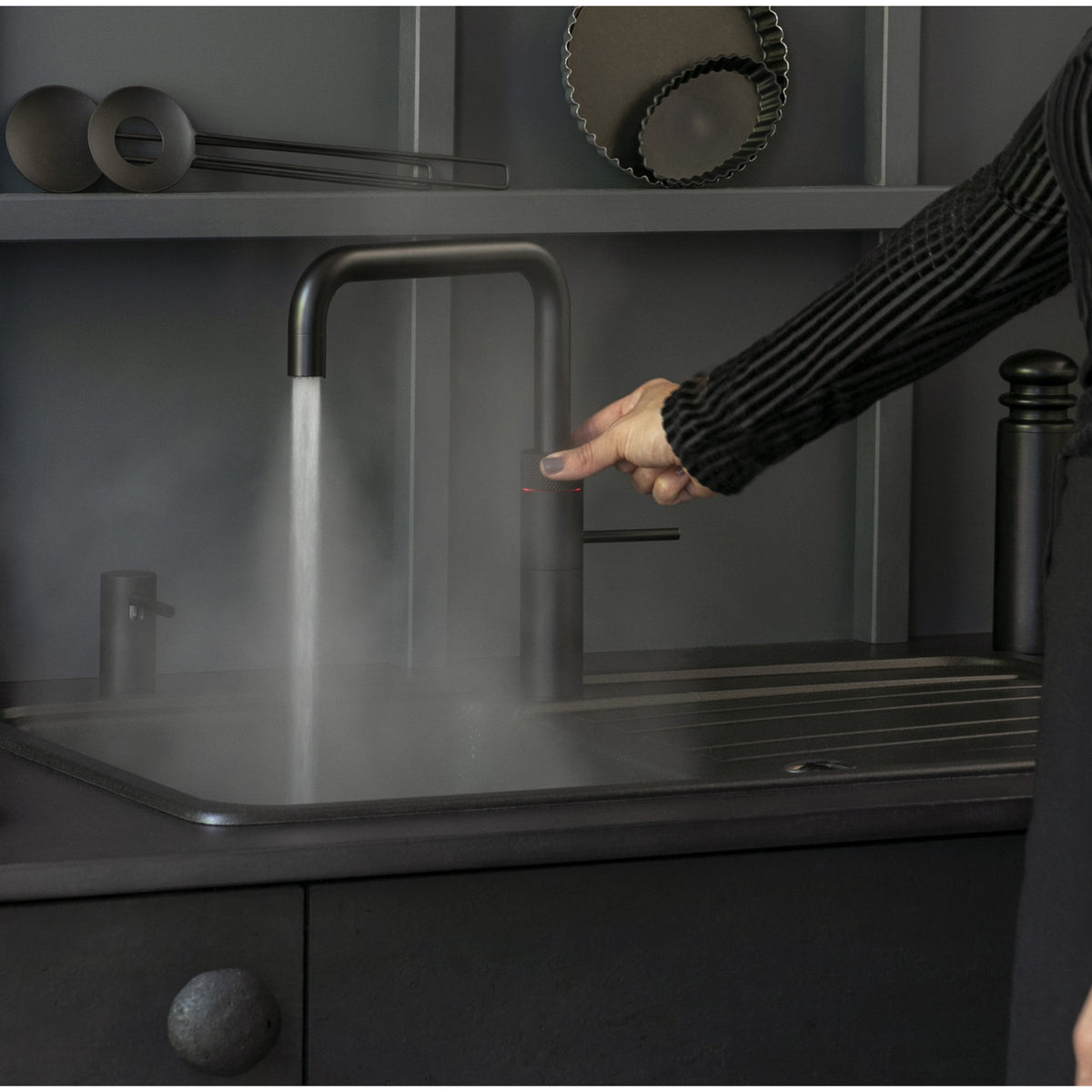 Quooker Square Black lifestyle kitchen