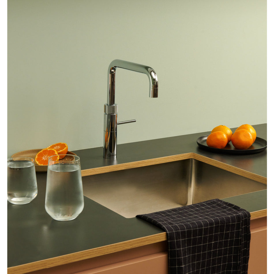 Quooker Fusion Square Boiling Water Tap with Tank - Chrome