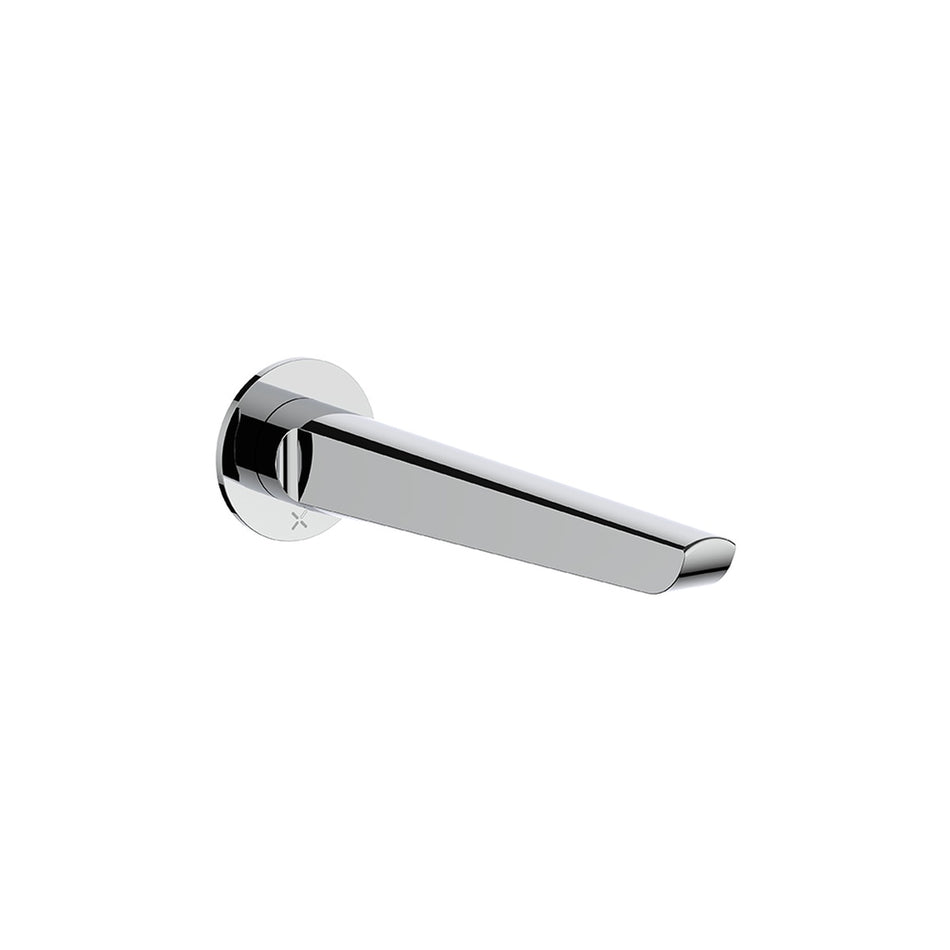 Crosswater Foile Wall Mounted Bath Spout - Chrome